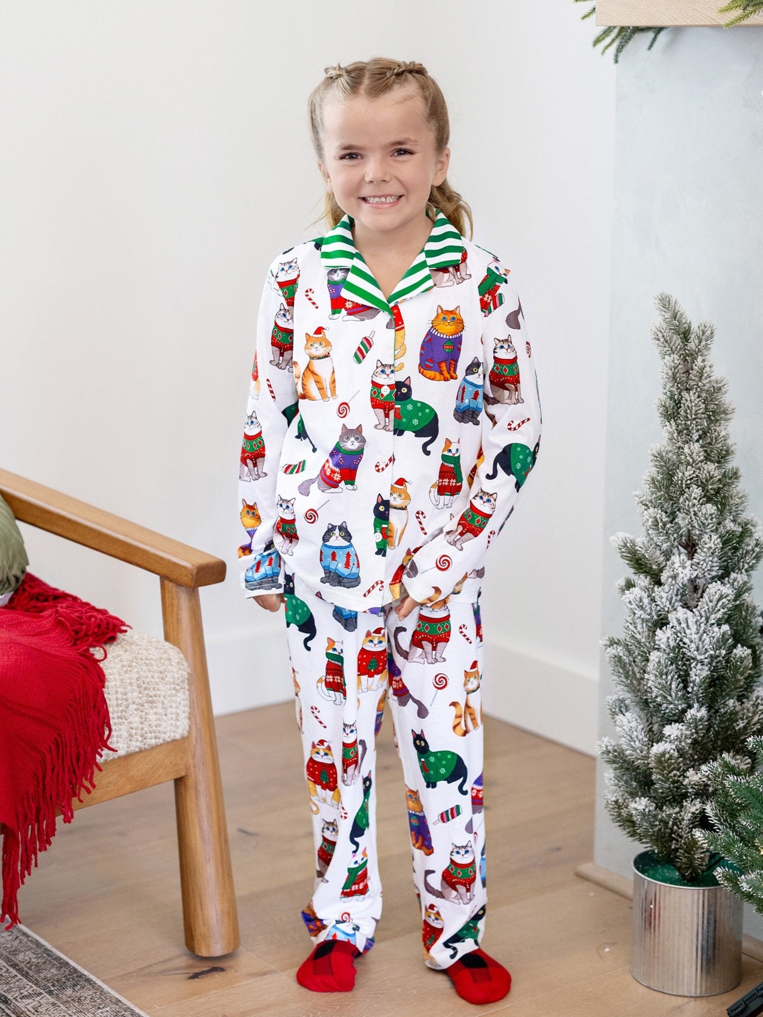 Christmas Matching Family Pyjama Set White - Komfortfit