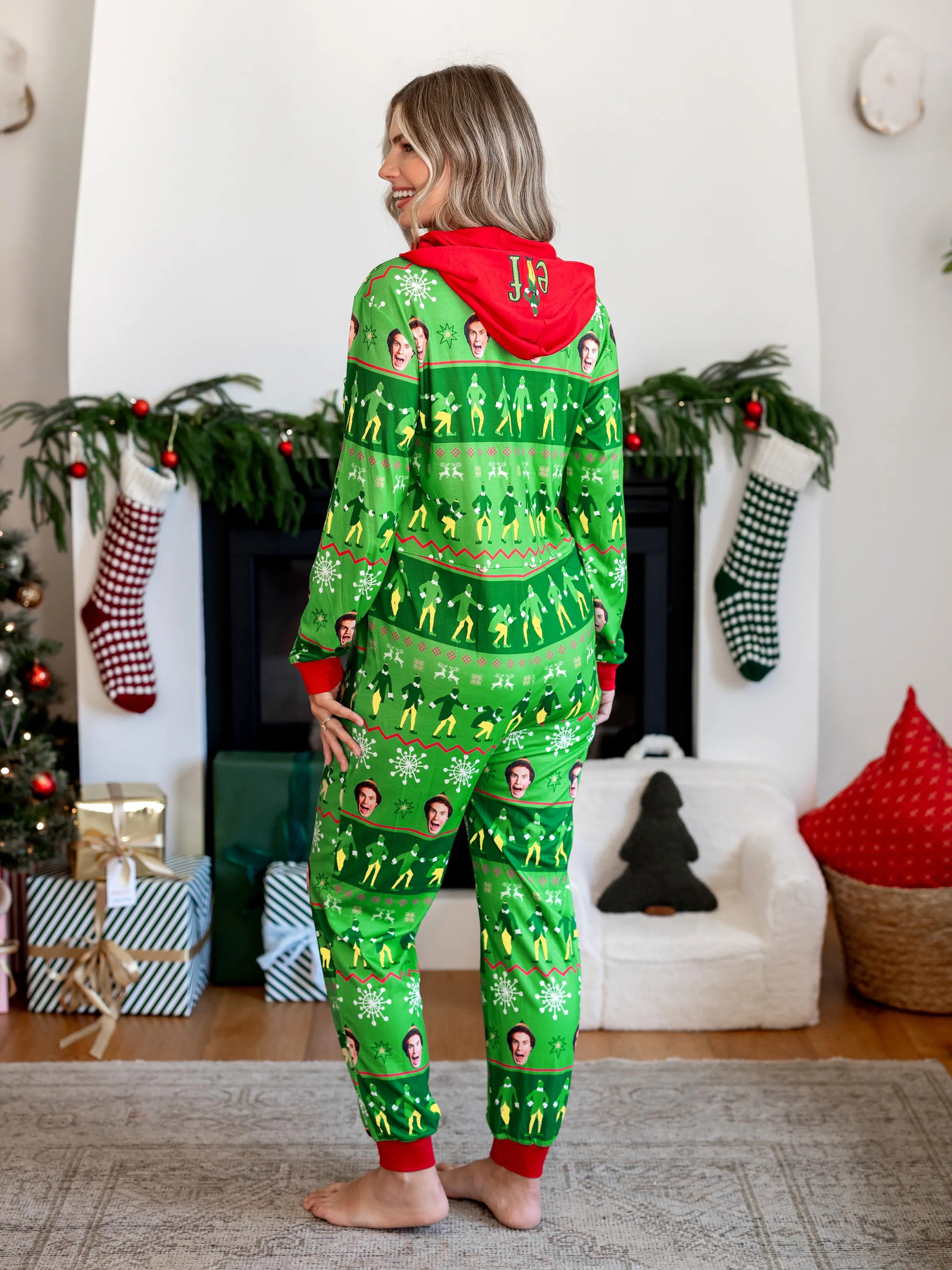 Christmas Matching Family Pyjama Set Elf Green - Komfortfit