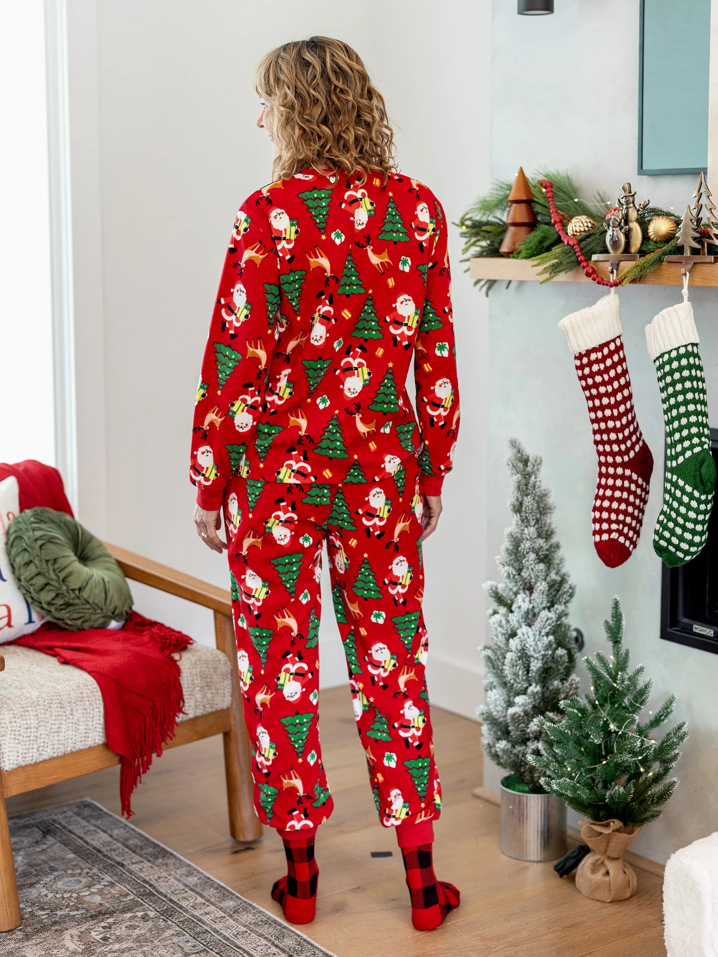 Christmas Matching Family Pyjama Set Red - Komfortfit