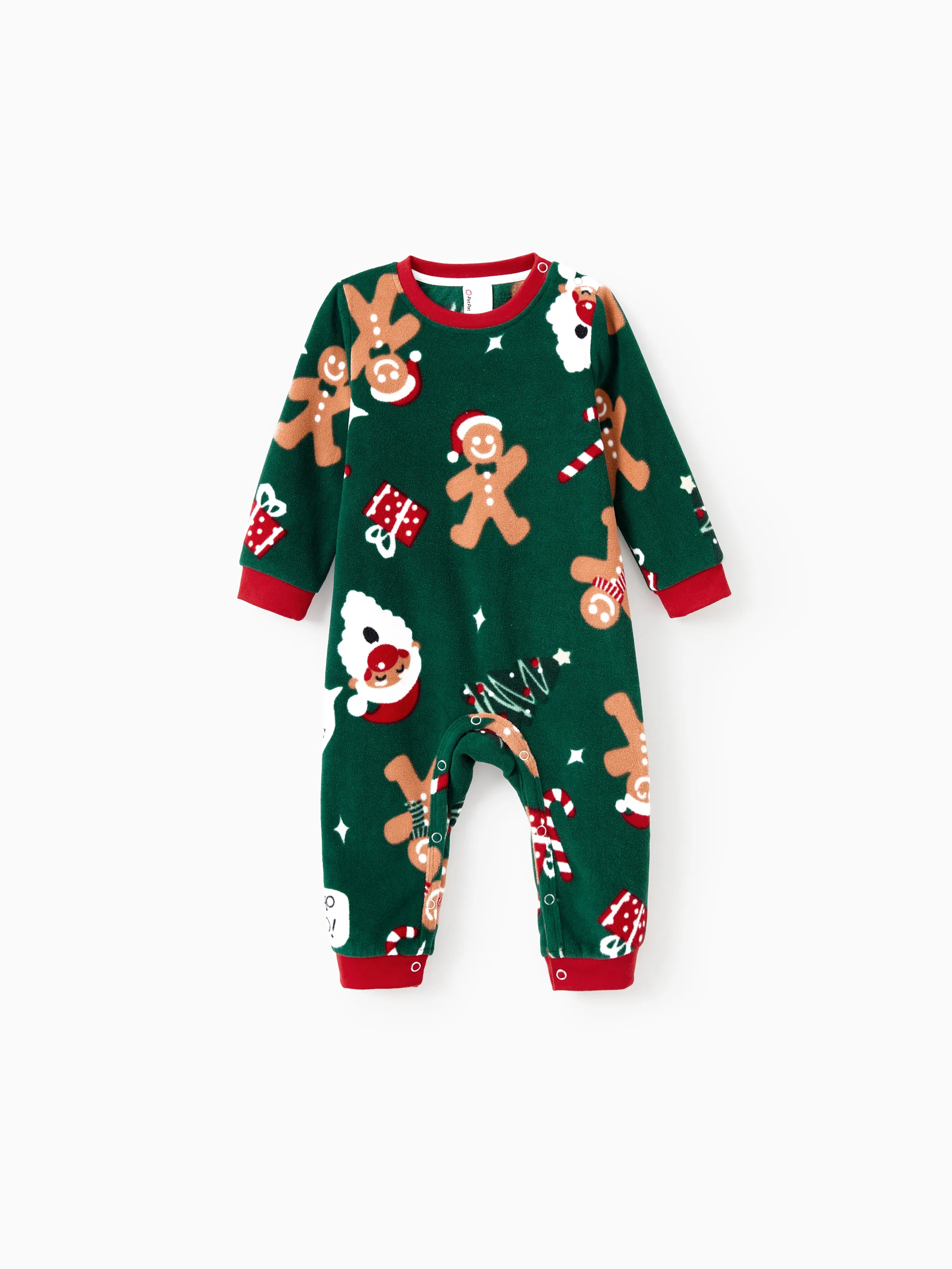 Christmas Matching Family Pyjama Set Dark Green Reindeer - Komfortfit