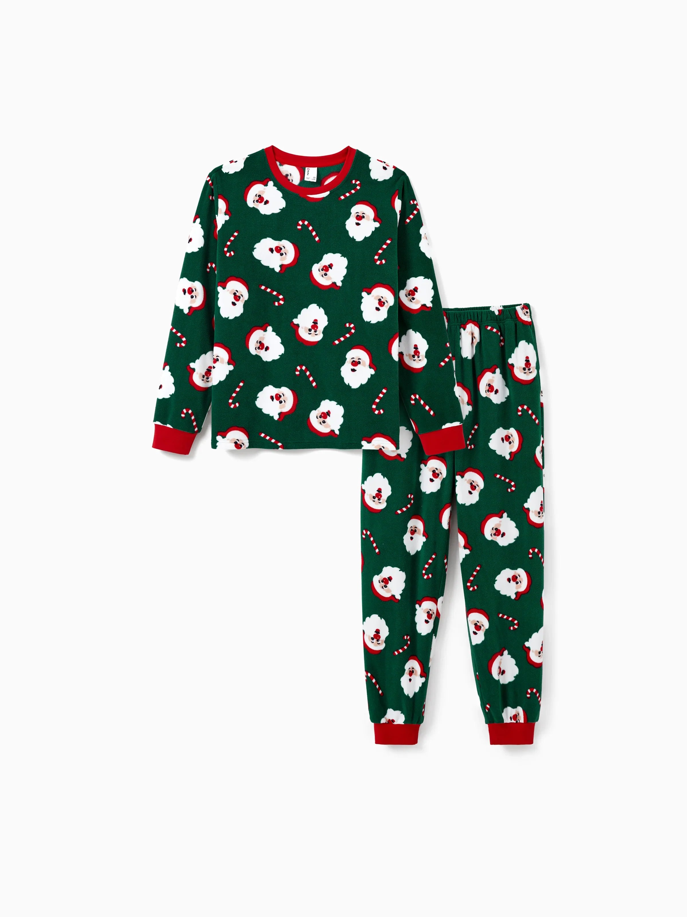 Christmas Matching Family Pyjama Set Santa Claus Dark Green - Komfortfit