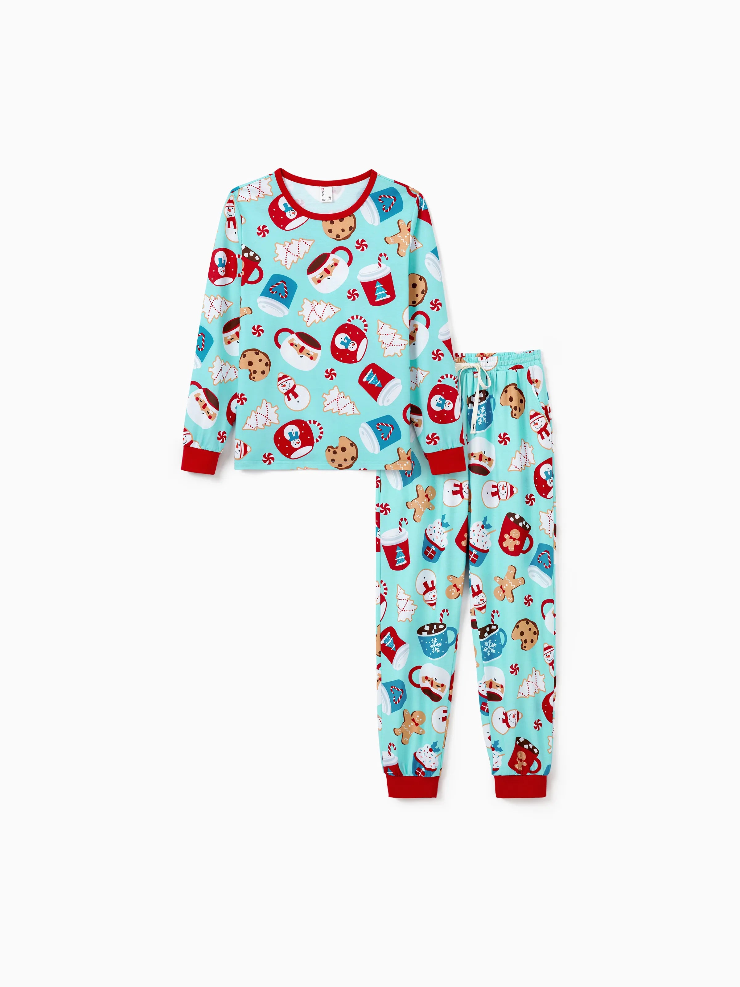 Christmas Matching Family Pyjama Set Sky Blue - Komfortfit