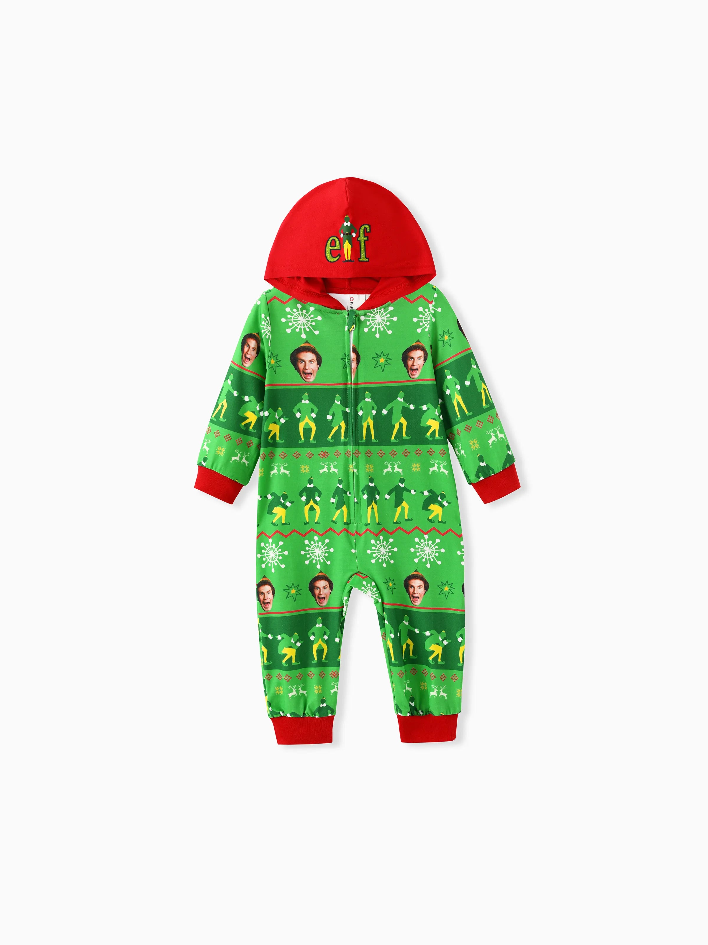 Christmas Matching Family Pyjama Set Elf Green - Komfortfit