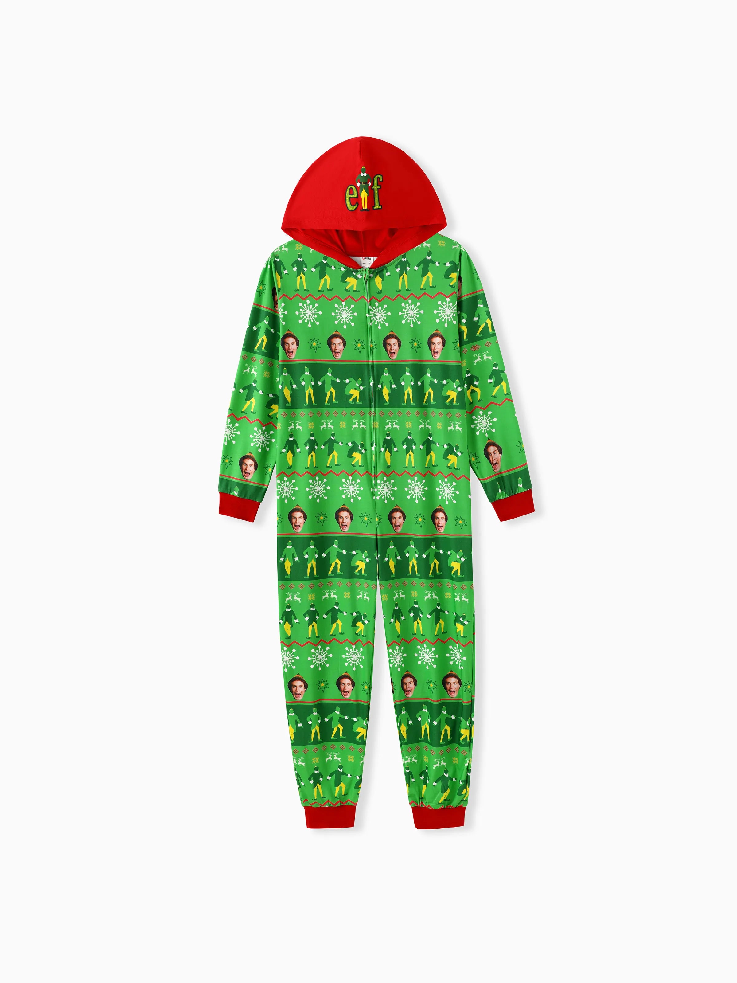 Christmas Matching Family Pyjama Set Elf Green - Komfortfit