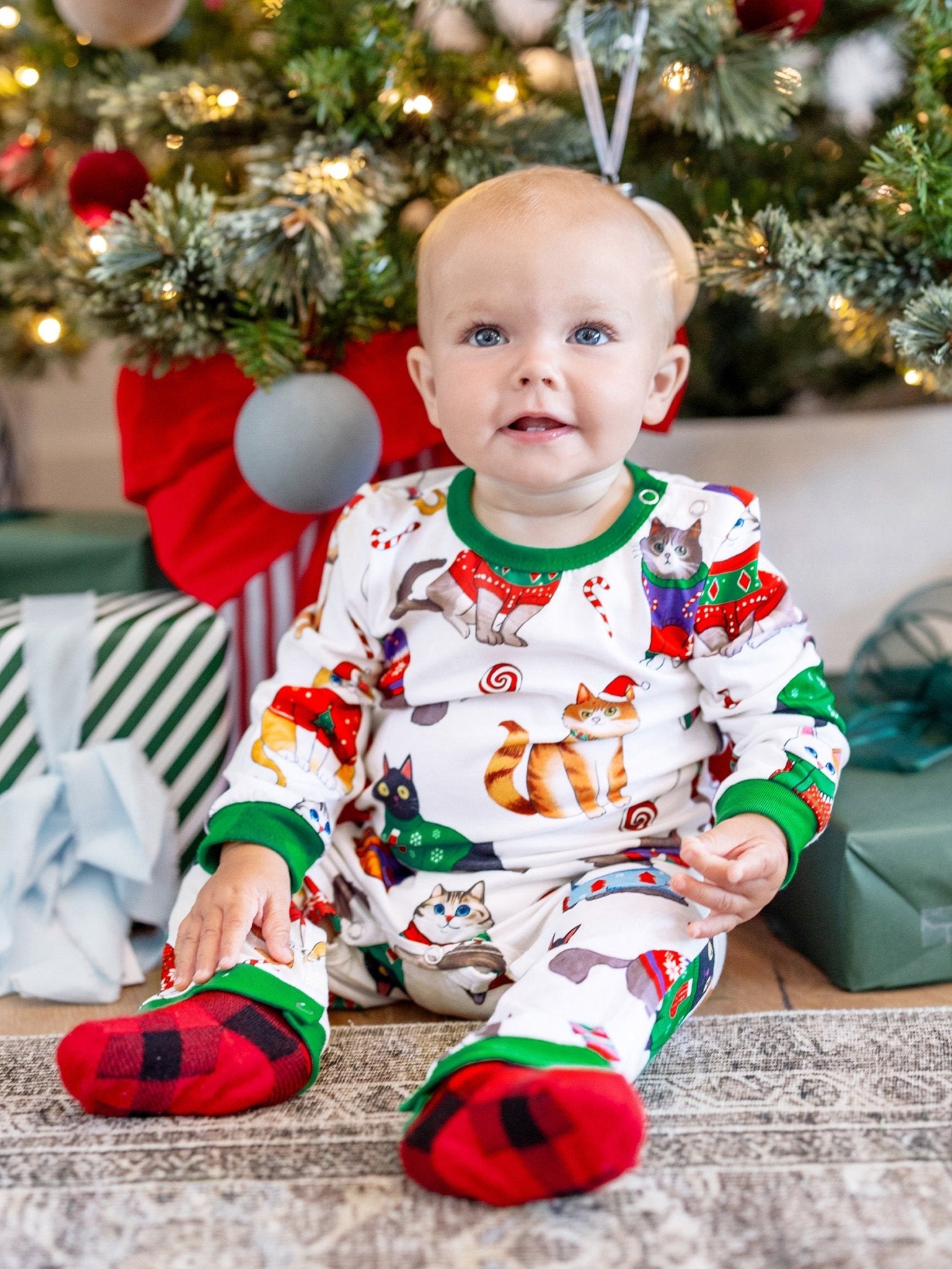 Christmas Matching Family Pyjama Set White - Komfortfit