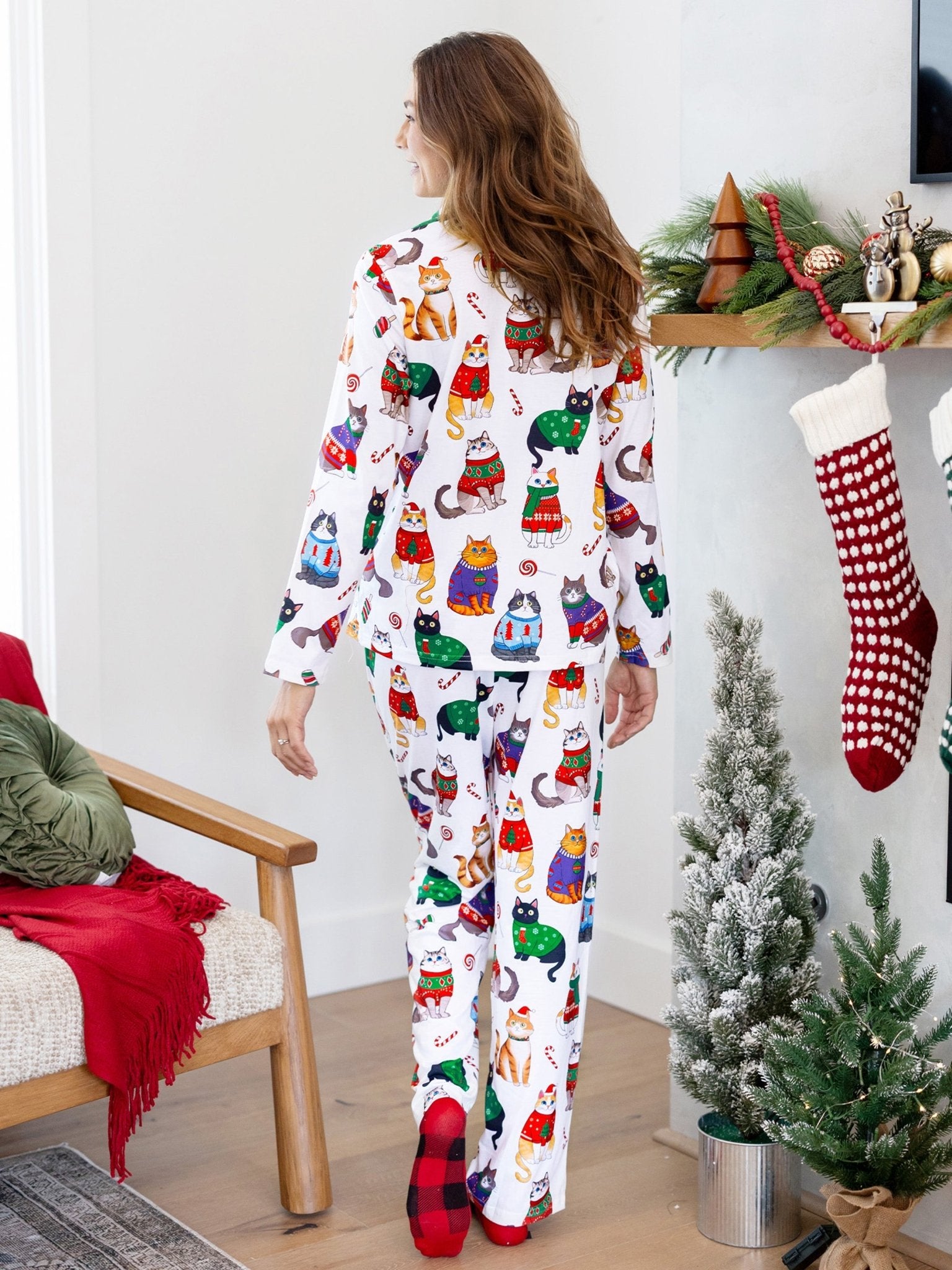Christmas Matching Family Pyjama Set White - Komfortfit