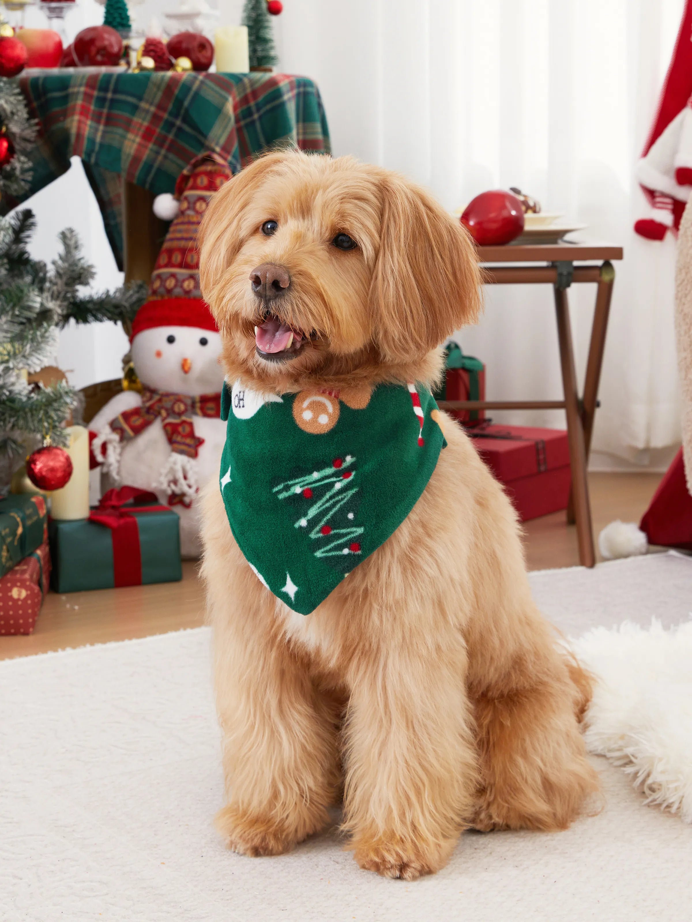 Christmas Matching Family Pyjama Set Dark Green Reindeer - Komfortfit