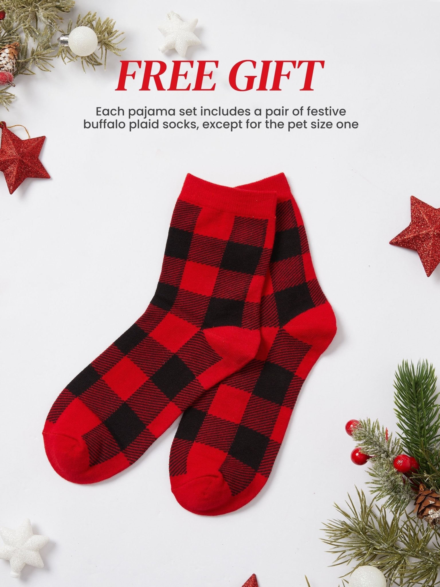 Christmas Matching Family Pyjama Set Dark Green Reindeer - Komfortfit