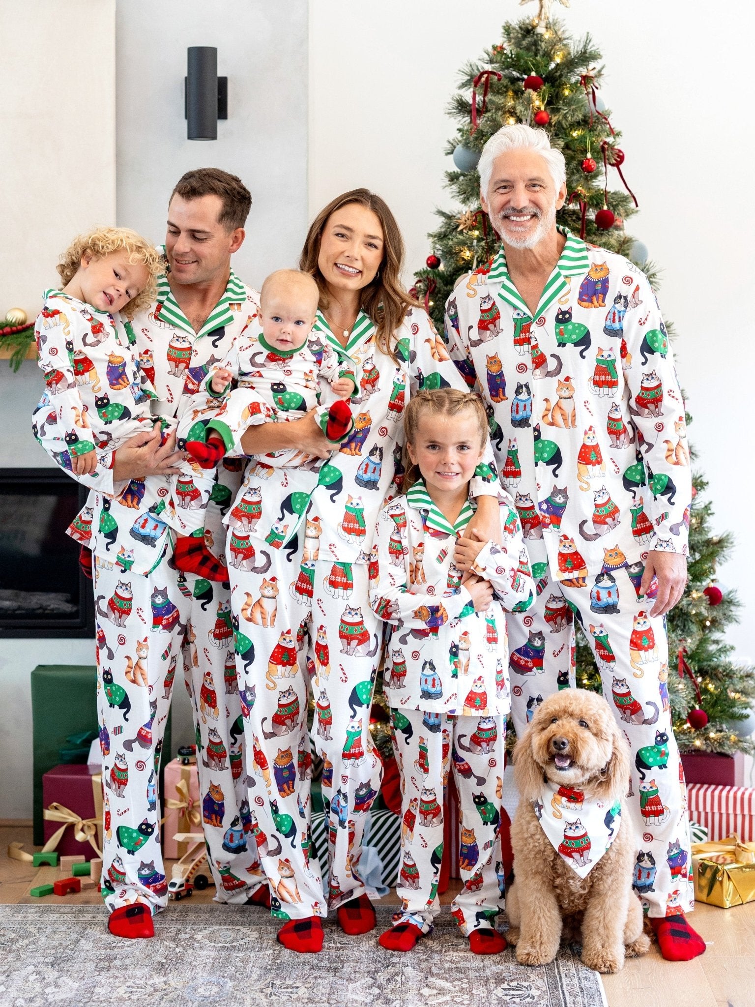 Christmas Matching Family Pyjama Set White - Komfortfit